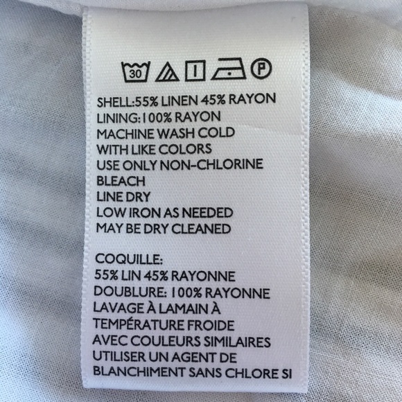 NWT Urban Outfitters: Amber Linen Dress - Picture 8 of 8